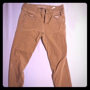 American Eagle skinny jegging Khaki sz 6